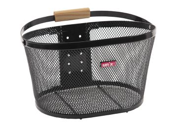 Unix Bernardo Vorderradkorb schwarz